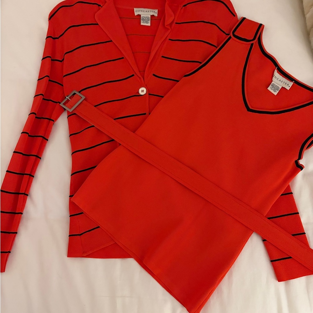 Doncaster Cardigan and matching Sleeveless top
